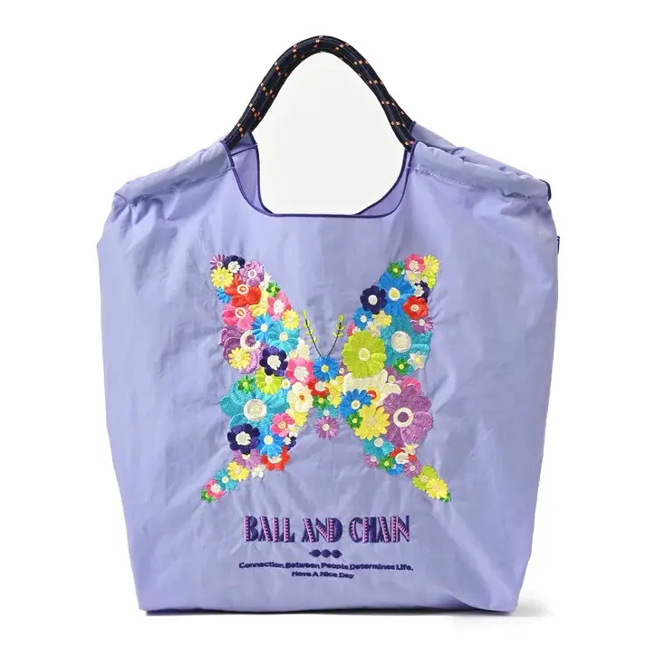 Japanese Style Embroidered Ball Chain Bag - Image 62