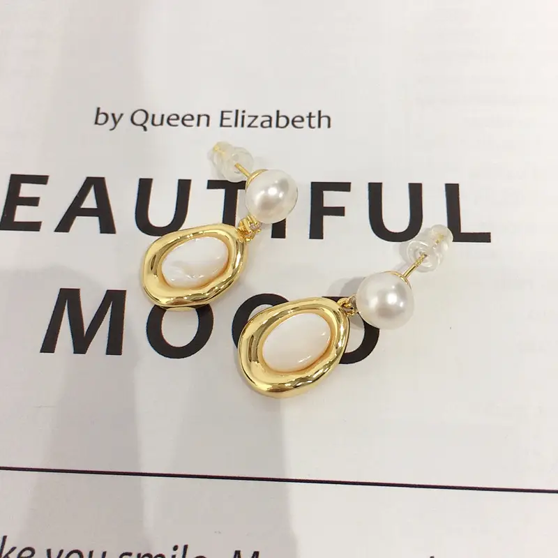 Natural Pearl Earrings for Women S925 Gold — feature 13