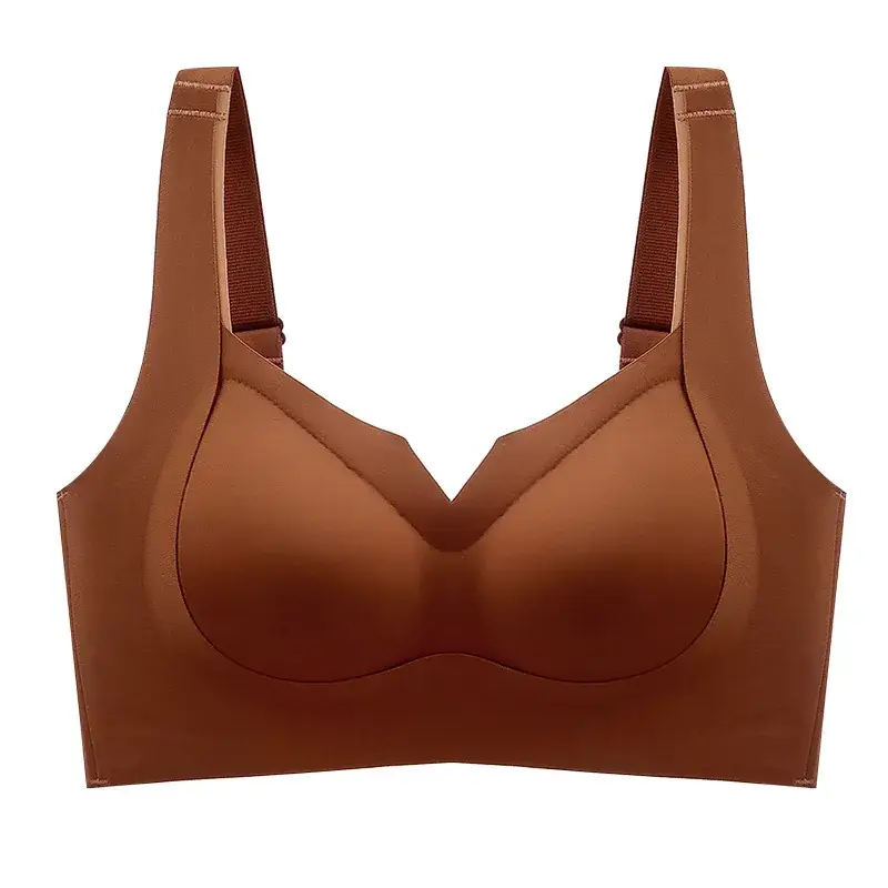 Deep V Pull-Up Bra for Women with Wire-Free Support - Image 8
