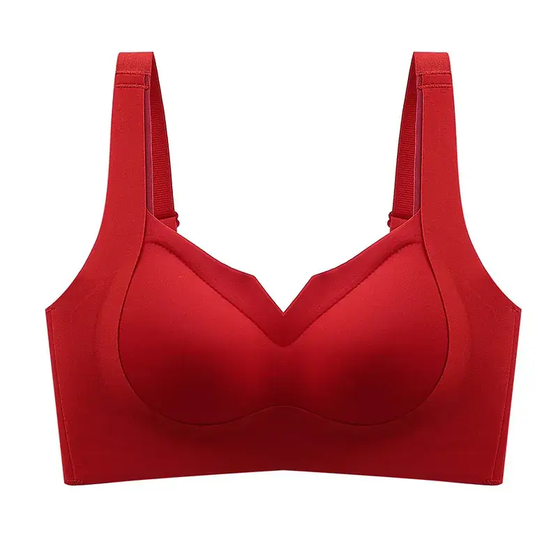 Deep V Pull-Up Bra for Women with Wire-Free Support - Image 3
