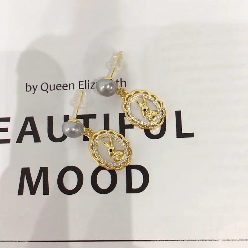 5 Pearl Earrings for Women Gold Plated — feature 10