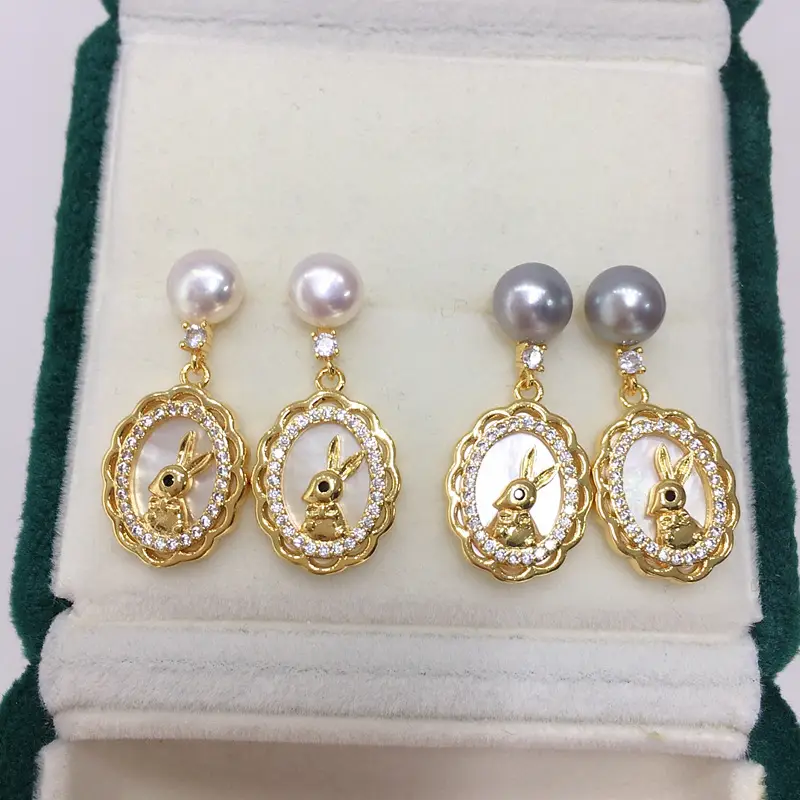 5 Pearl Earrings for Women Gold Plated — feature 5