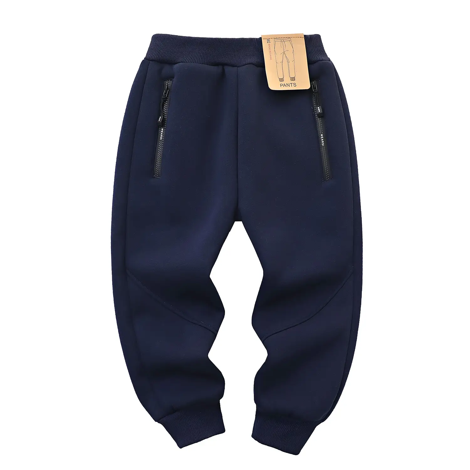 Children's Grey Fleece Winter Pants Middle Size - Image 8