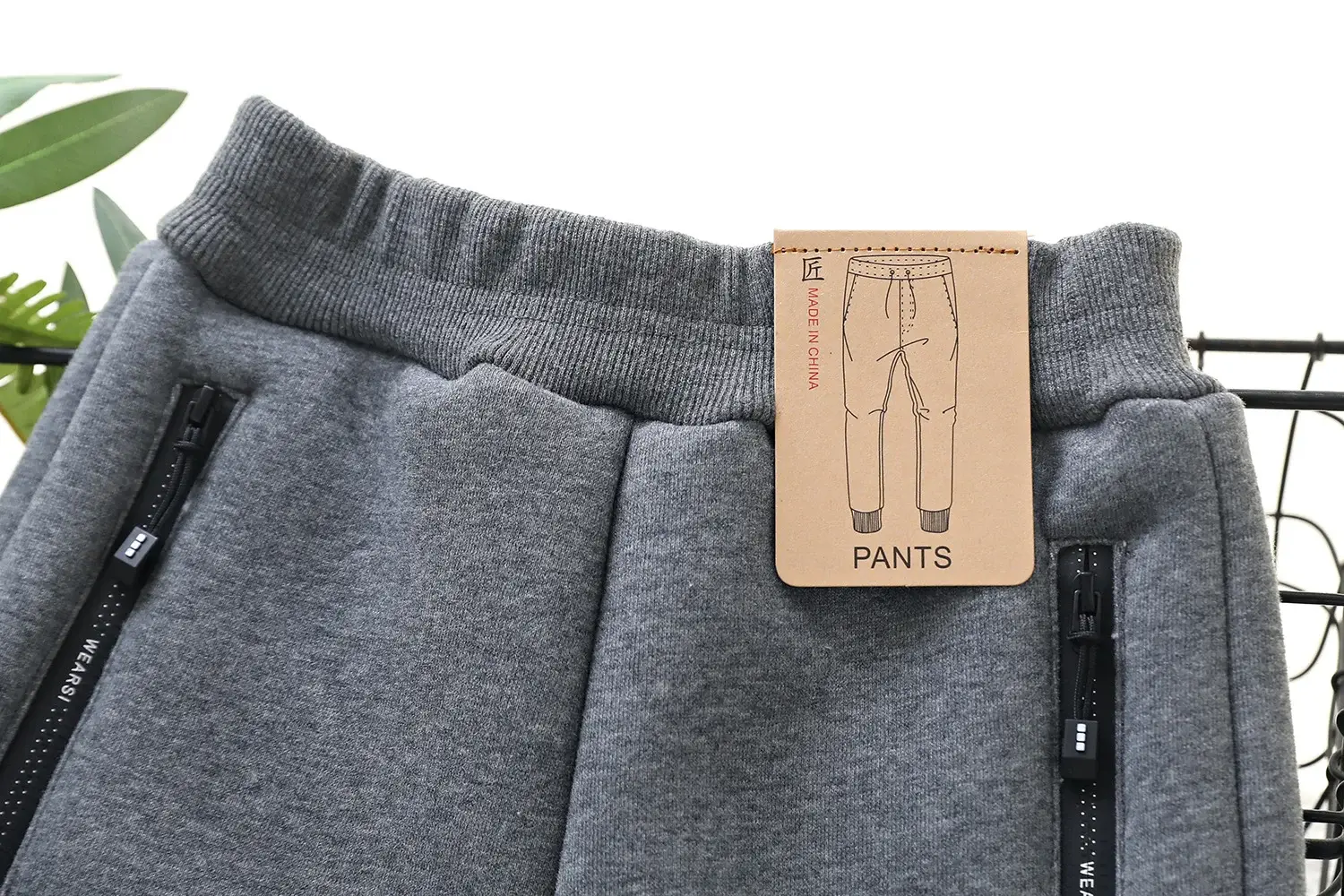 Children's Grey Fleece Winter Pants Middle Size — feature 1