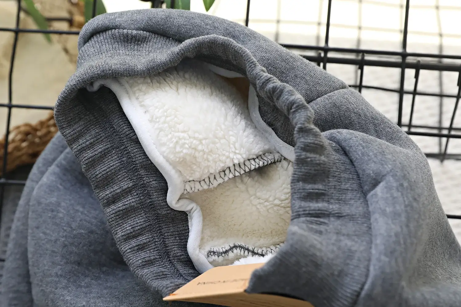Children's Grey Fleece Winter Pants Middle Size — feature 6