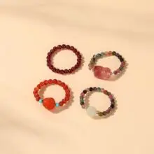 Red Onyx Jade Earrings Women's 2023 New Arrival — feature 47