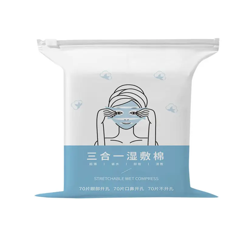 Stretchable Wet Eye & Nose Wipe for Makeup Remover - Image 2