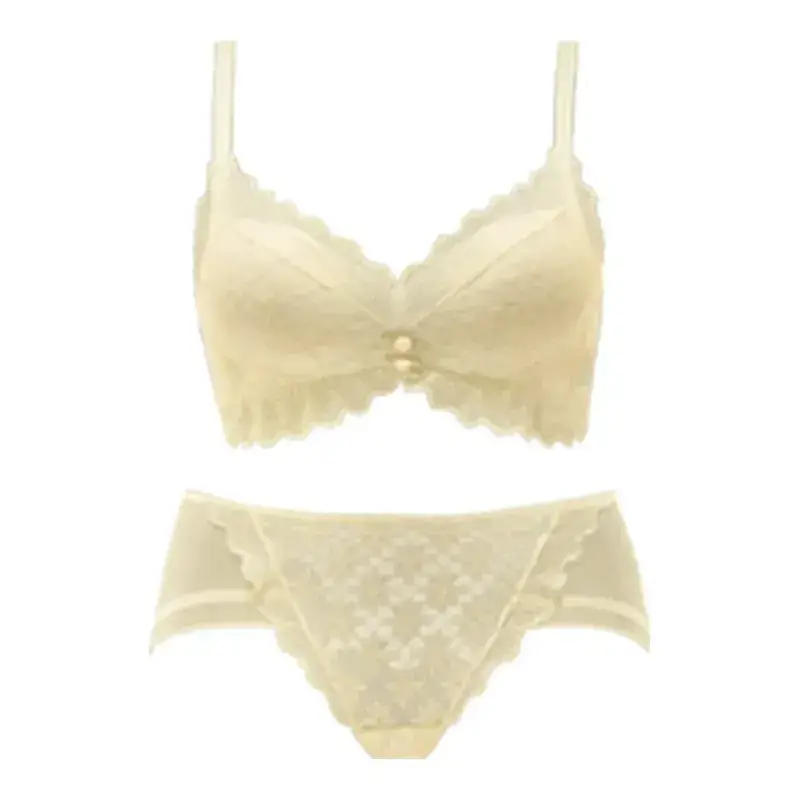 Lace Push Up Bra Women Summer Non Steel Ring Anti Sagging - Image 6