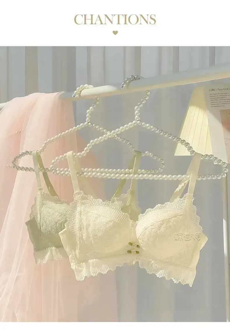 Lace Push Up Bra Women Summer Non Steel Ring Anti Sagging — feature 14