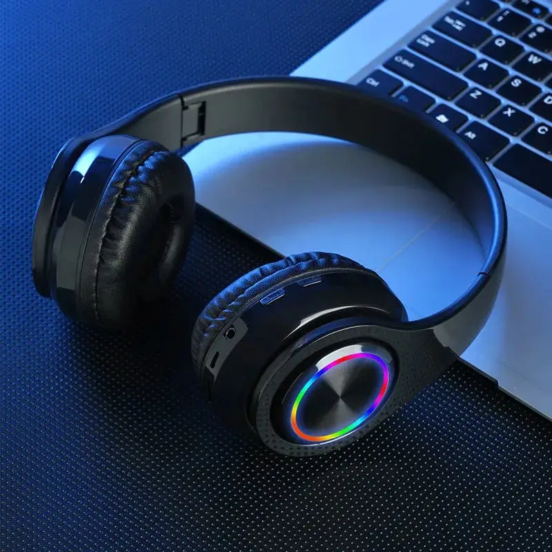 Cross-Body Bluetooth Headset with Red Design