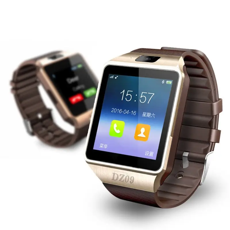 Cross-border foreign trade DZ09 multi-function smart watch can be inserted card to take photos Internet calls phone watch