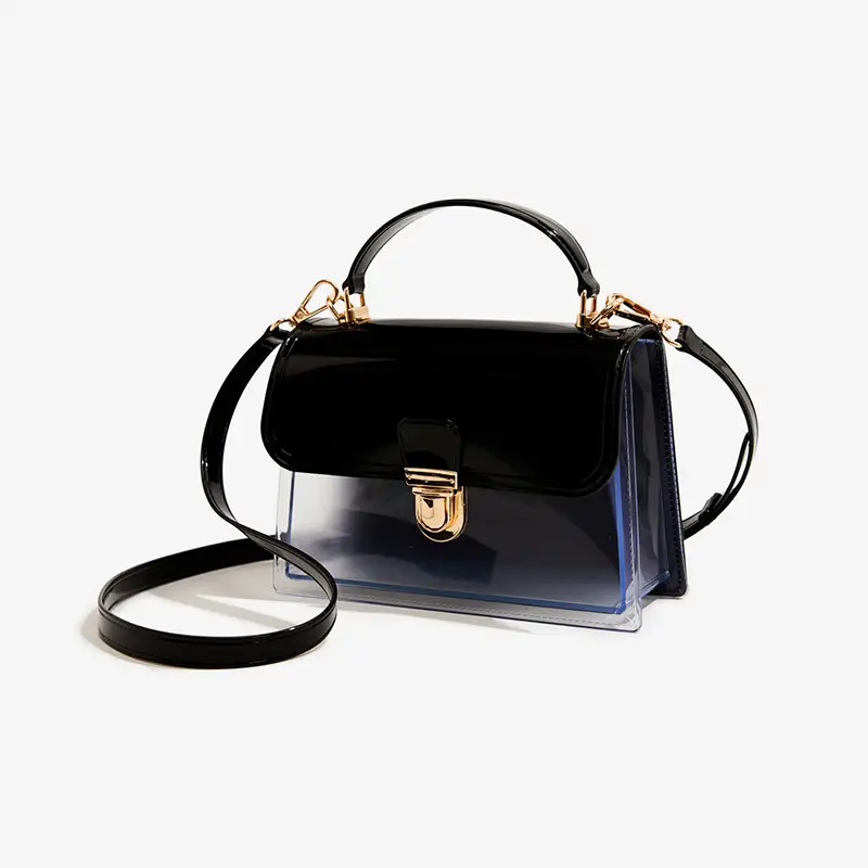 Transparent Jelly Pvc Shoulder Bag Multi Color