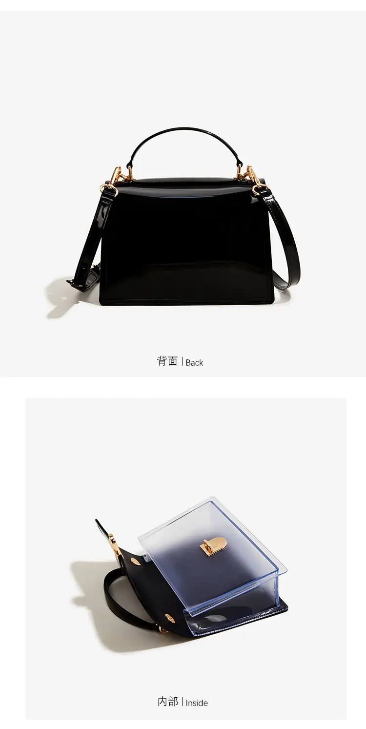 Transparent Jelly Pvc Shoulder Bag Multi Color — feature 7