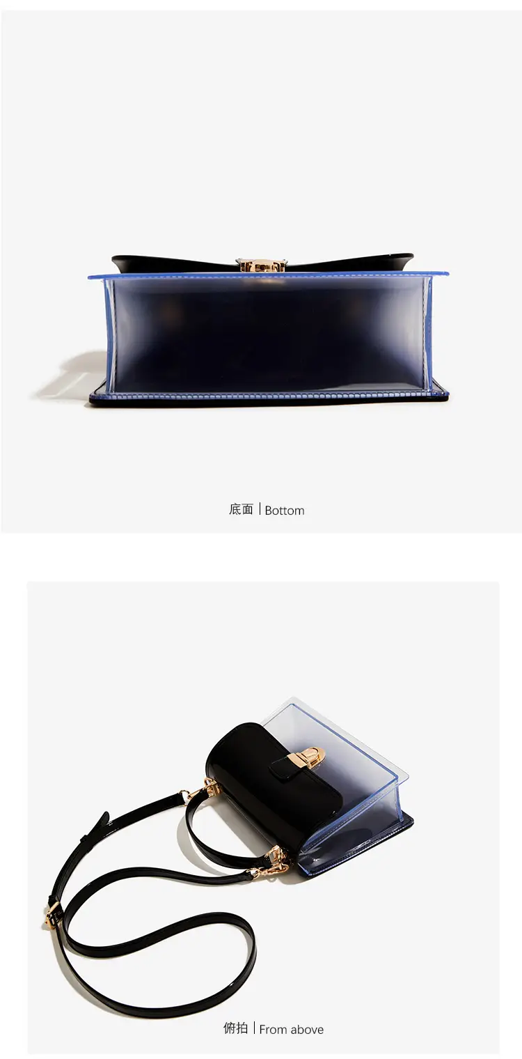 Transparent Jelly Pvc Shoulder Bag Multi Color — feature 8