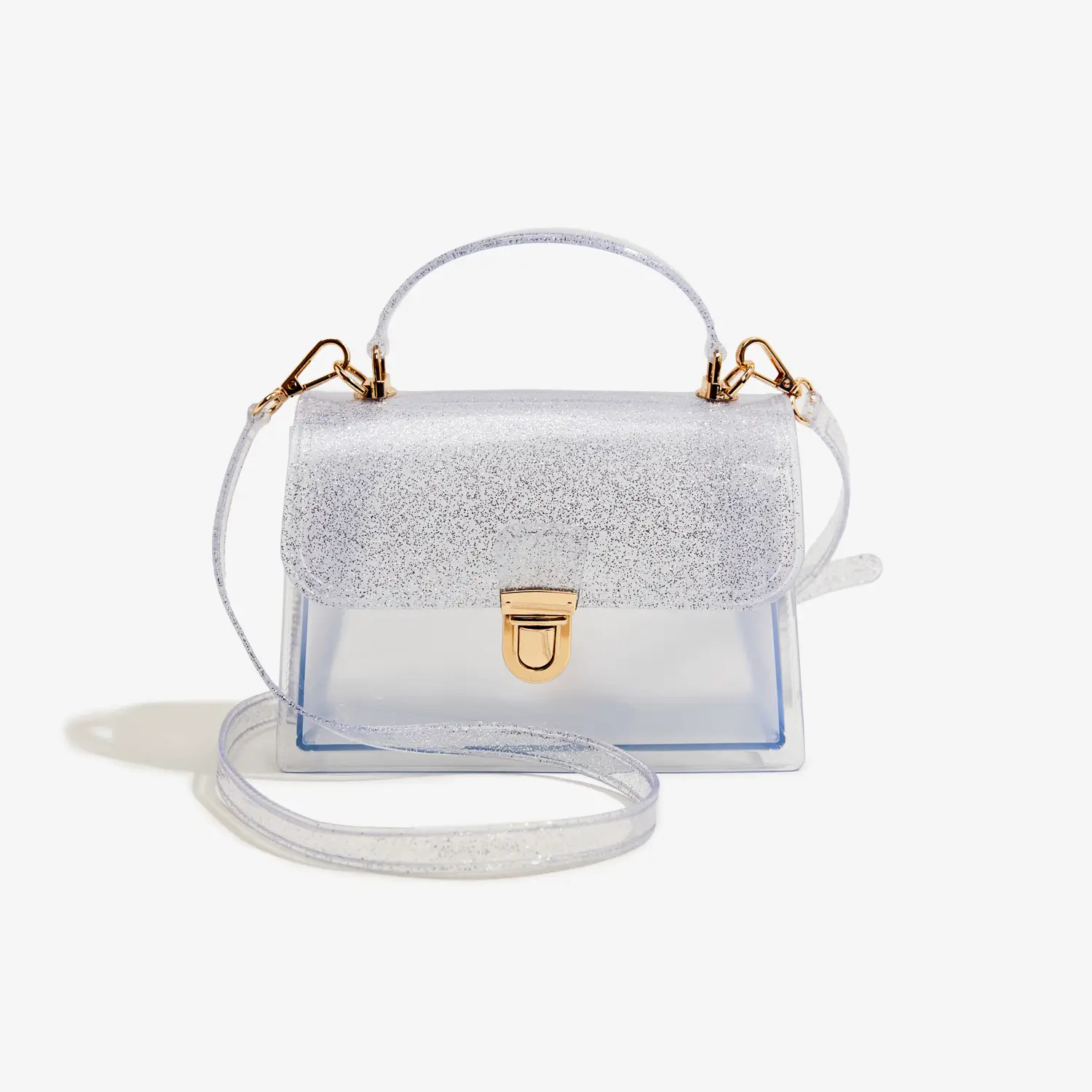 Transparent Jelly Pvc Shoulder Bag Multi Color