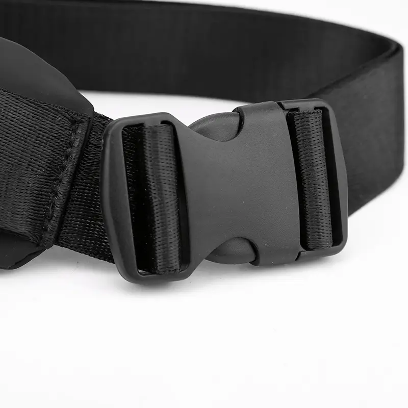 Men's Waterproof Crossbody Waist Bag Black — feature 12