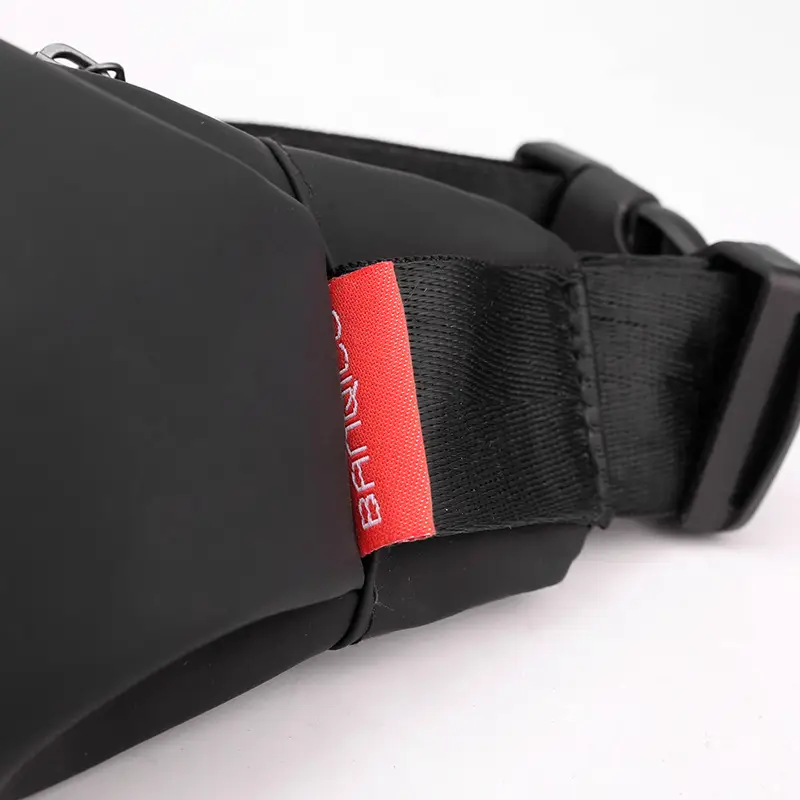 Men's Waterproof Crossbody Waist Bag Black — feature 13