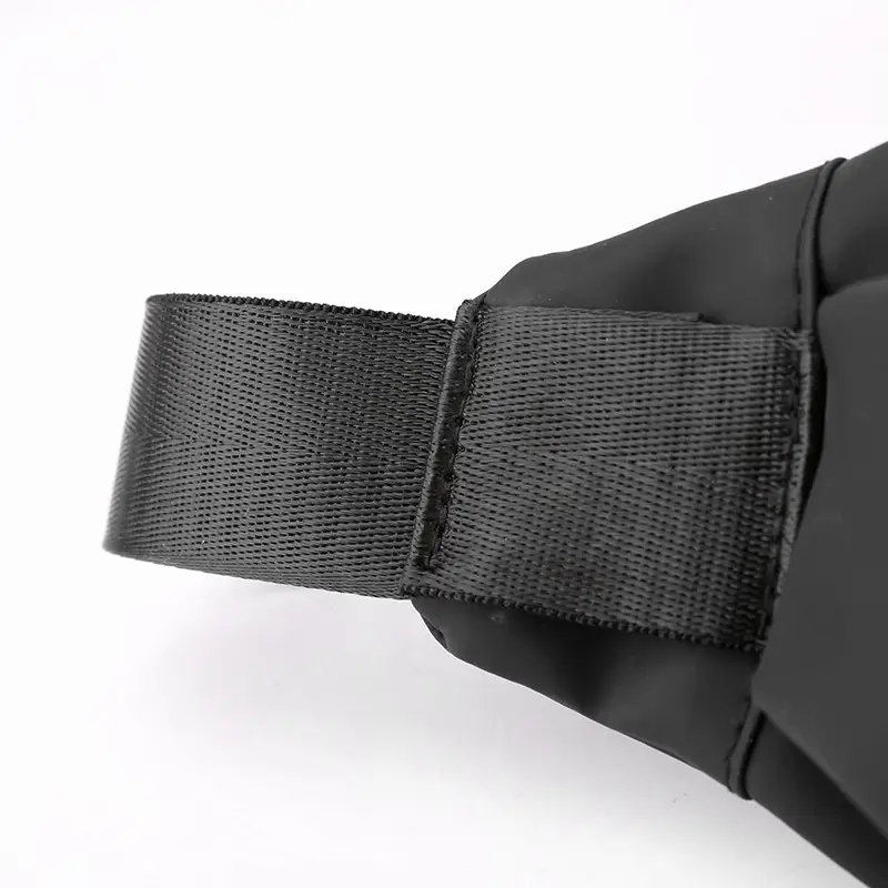 Men's Waterproof Crossbody Waist Bag Black — feature 14