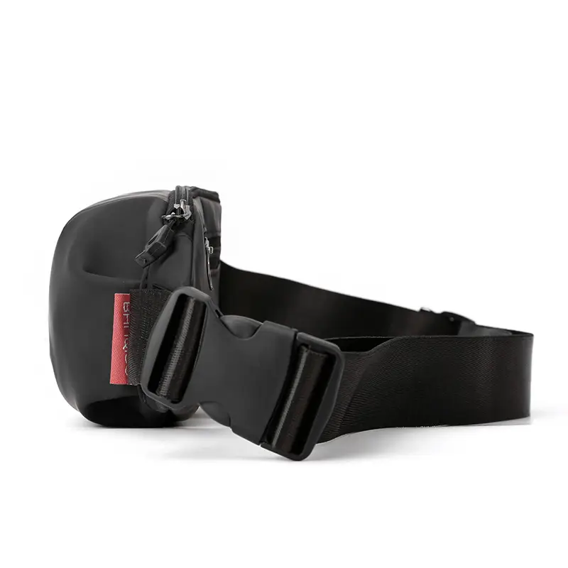 Men's Waterproof Crossbody Waist Bag Black — feature 18