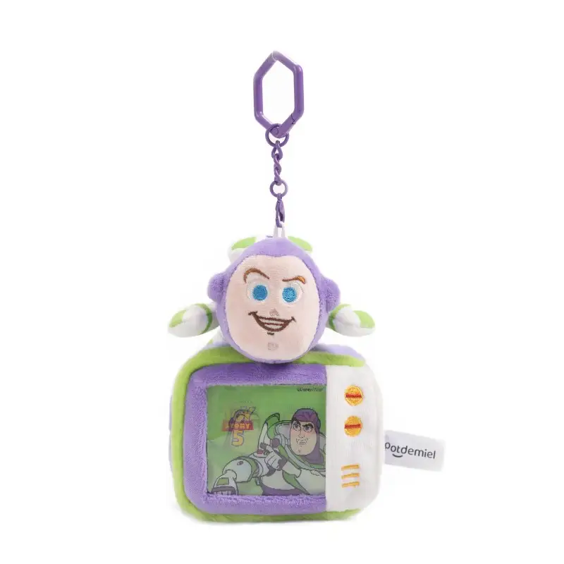 Authentic Disney Toy Story Forky Ham Pig Hugable Dragon Plush Toy Three-Eyed Alien Pendant Keychain