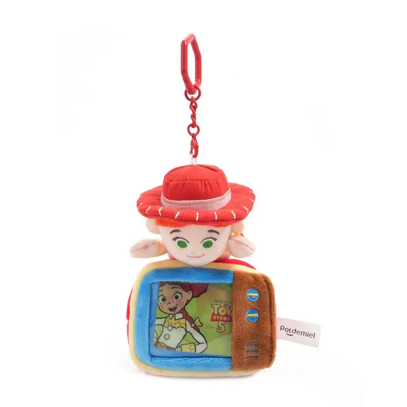 Authentic Disney Toy Story Forky Ham Pig Hugable Dragon Plush Toy Three-Eyed Alien Pendant Keychain
