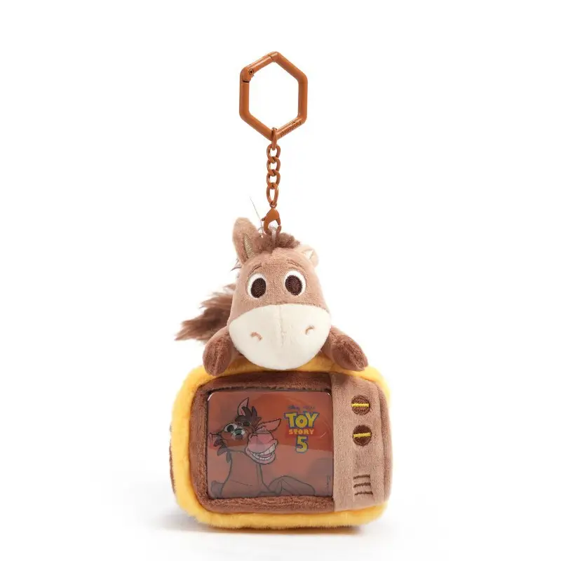 Authentic Disney Toy Story Forky Ham Pig Hugable Dragon Plush Toy Three-Eyed Alien Pendant Keychain