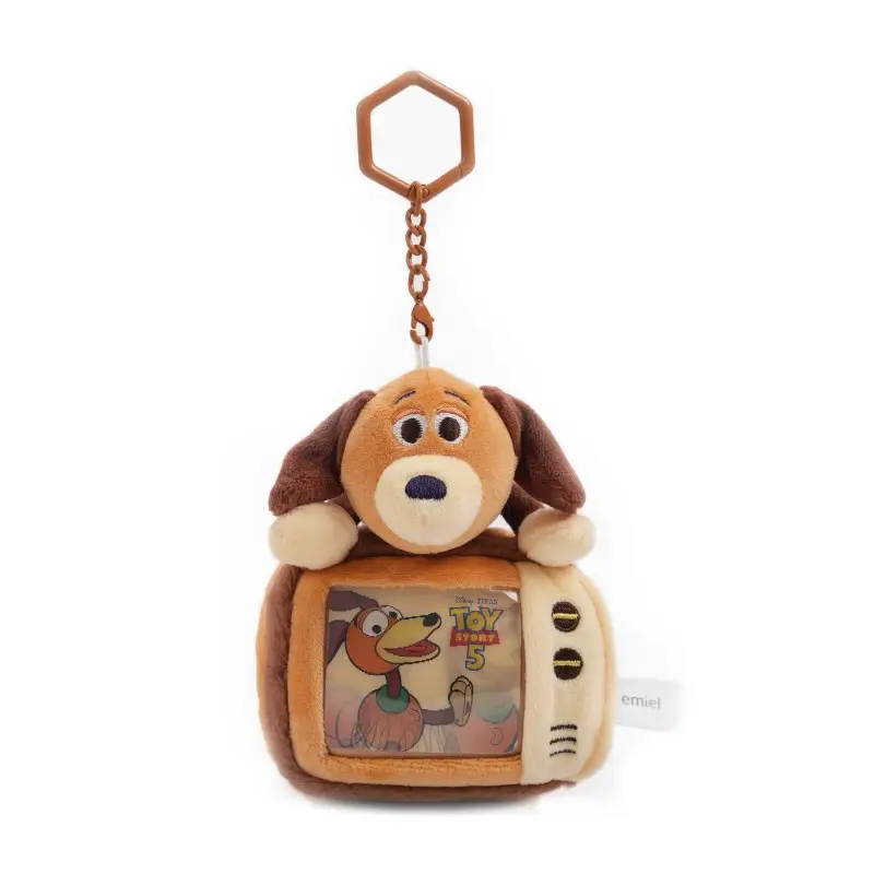 Authentic Disney Toy Story Forky Ham Pig Hugable Dragon Plush Toy Three-Eyed Alien Pendant Keychain