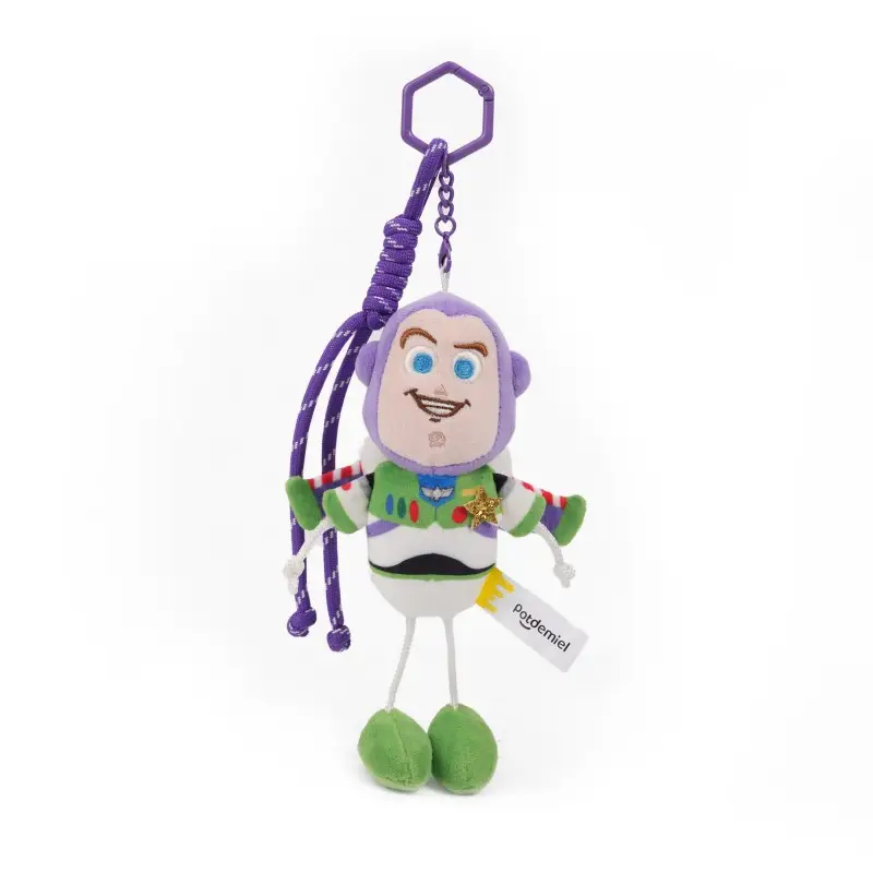 Authentic Disney Toy Story Forky Ham Pig Hugable Dragon Plush Toy Three-Eyed Alien Pendant Keychain