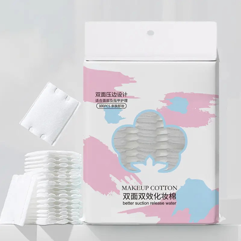 Double-Sided Cotton Makeup Remover Pads 222pcs - Image 2