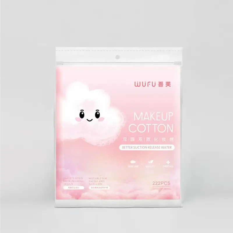 Double-Sided Cotton Makeup Remover Pads 222pcs - Image 4