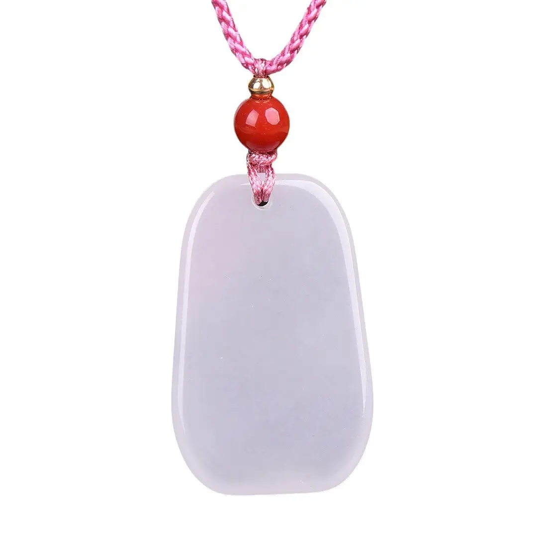 Jade Beaming Pendant with Gold Plating Red Bracelet - Image 5