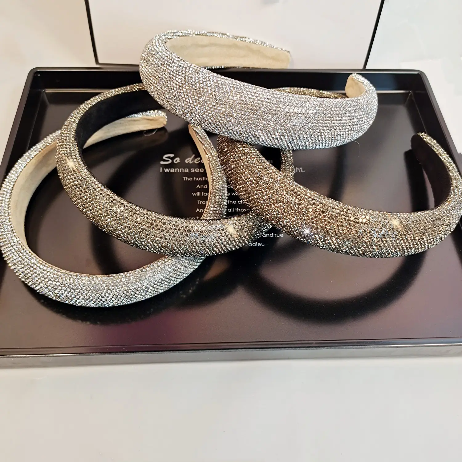Wide Diamond Hairband for Women High End Star High End — feature 1
