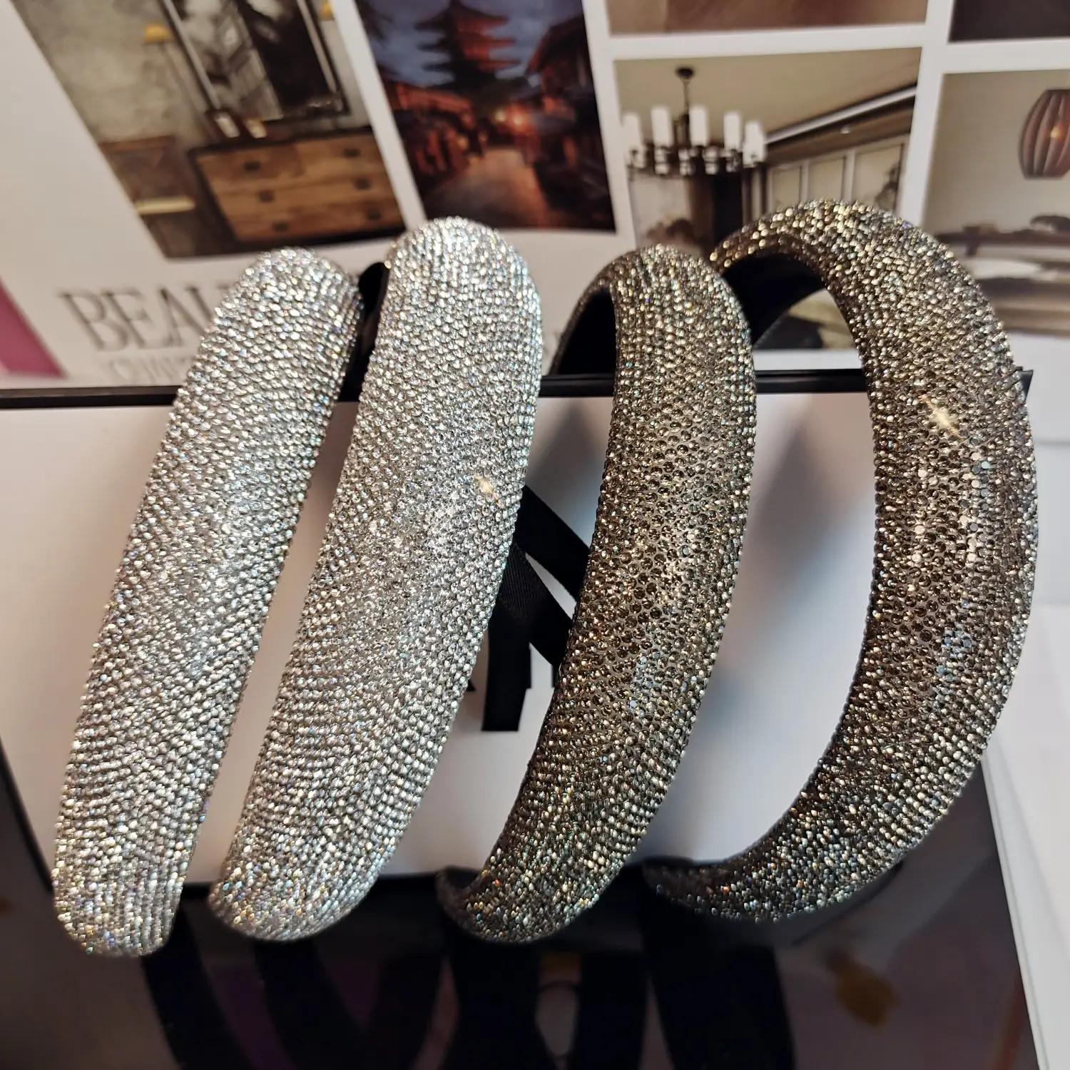 Wide Diamond Hairband for Women High End Star High End — feature 15