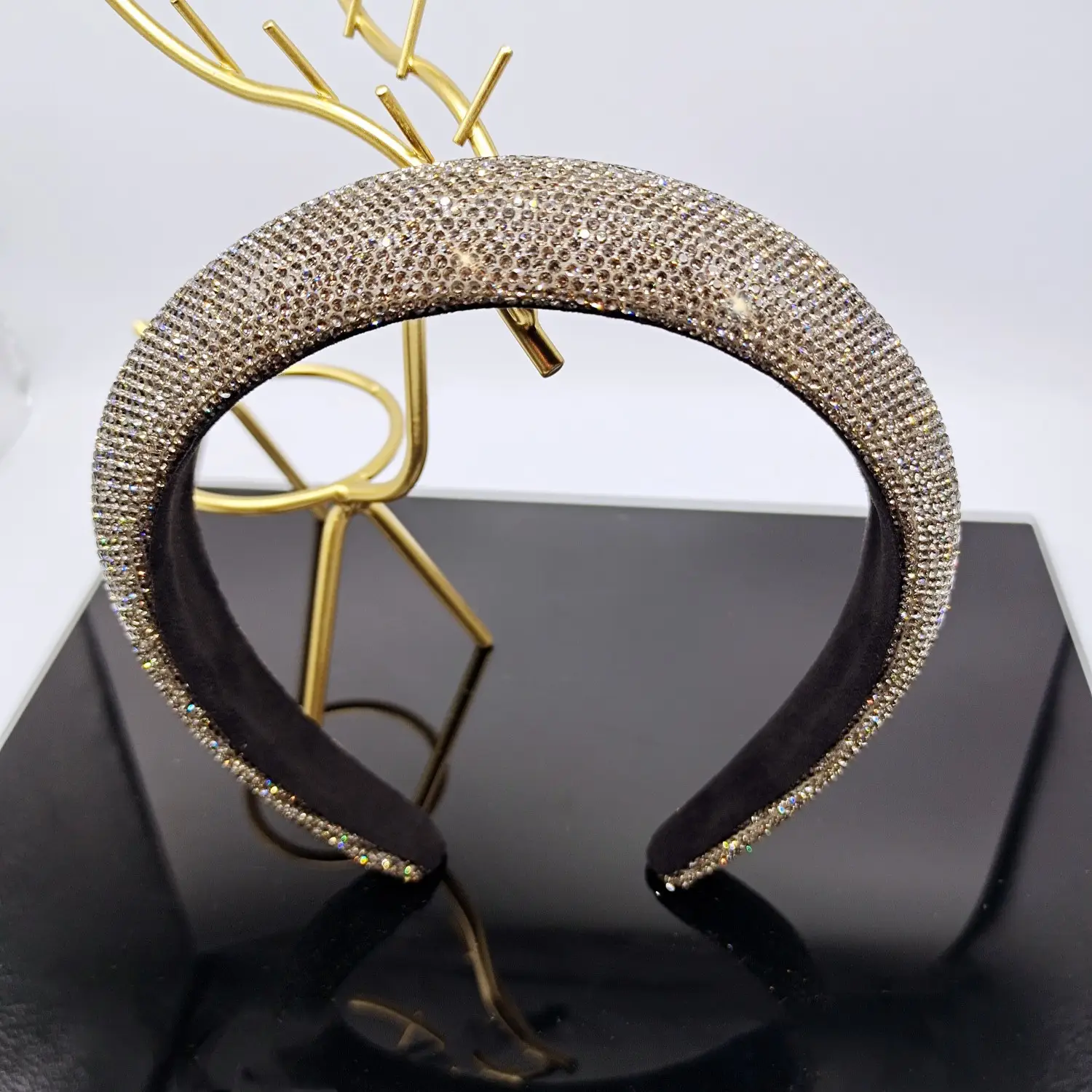 Wide Diamond Hairband for Women High End Star High End — feature 5