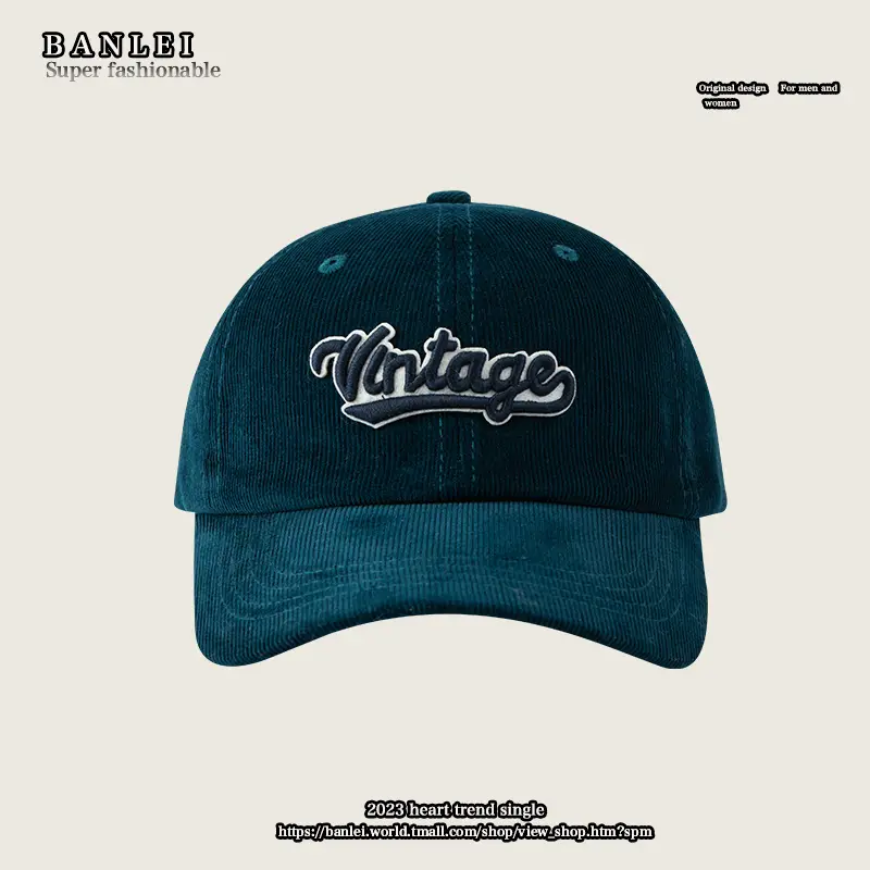Winter Beige Vintage Knitted Baseball Cap for Women - Image 7