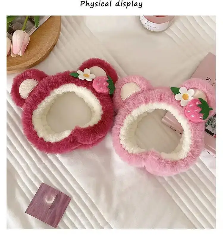 Plush Strawberry Bear Headband for Girls — feature 26