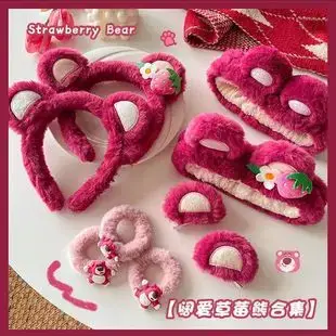 Plush Strawberry Bear Headband for Girls — feature 5