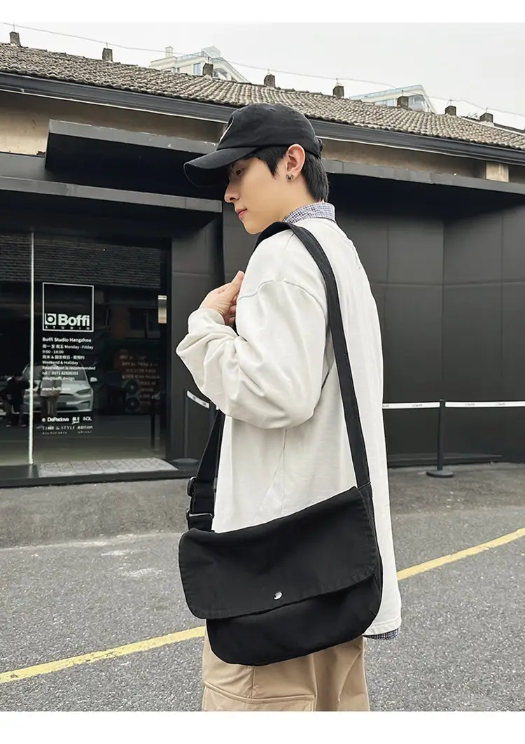 Japanese Style Green Messenger Bag for Women — feature 11