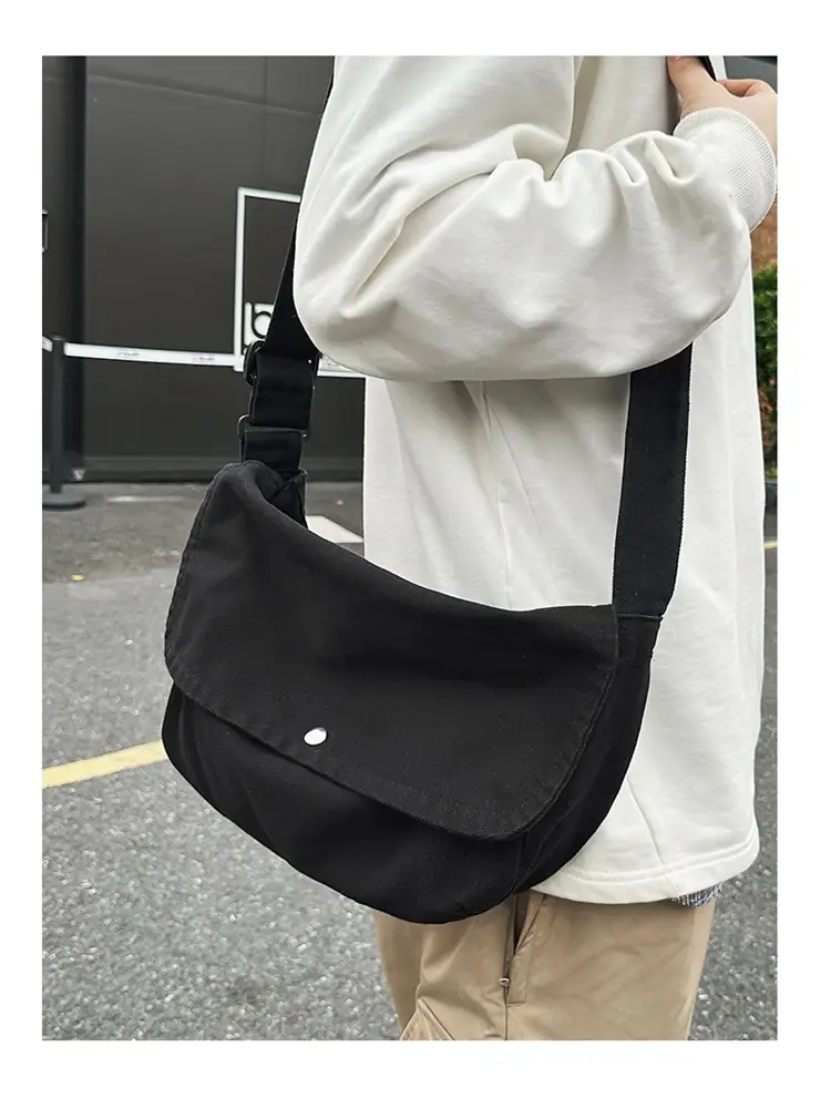 Japanese Style Green Messenger Bag for Women — feature 12