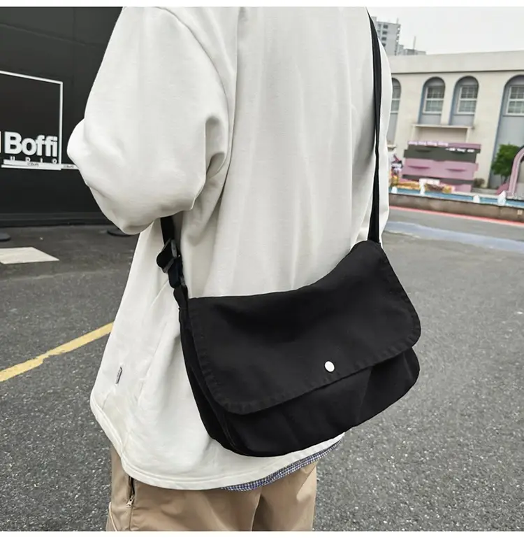 Japanese Style Green Messenger Bag for Women — feature 13