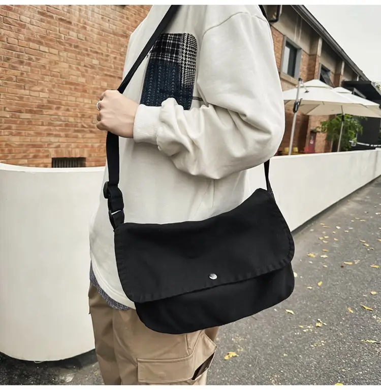 Japanese Style Green Messenger Bag for Women — feature 15