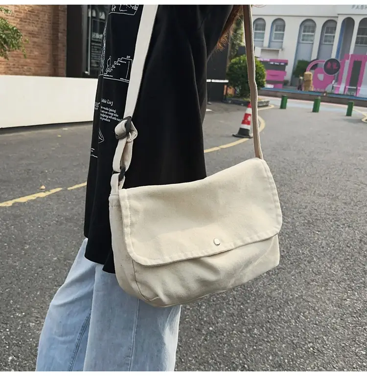 Japanese Style Green Messenger Bag for Women — feature 22