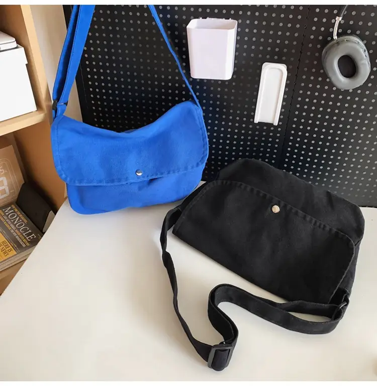 Japanese Style Green Messenger Bag for Women — feature 43