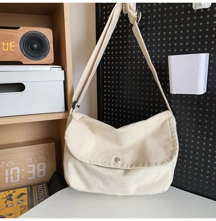 Japanese Style Green Messenger Bag for Women — feature 48