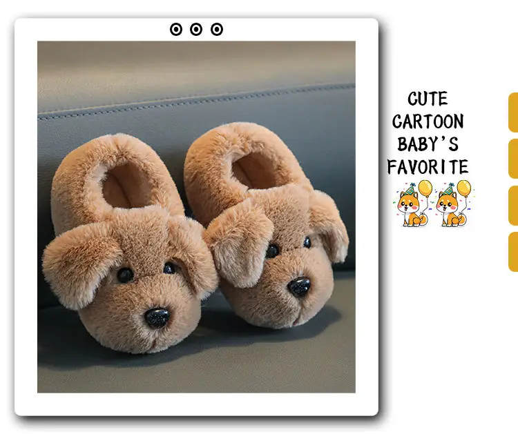 Children's Cotton Slippers for Boys 1-3 Years Old, Indoor Slippers for Girls, Infant Cotton Slippers with Added Fleece, Non-Slip for Toddlers and Young Children — feature 10