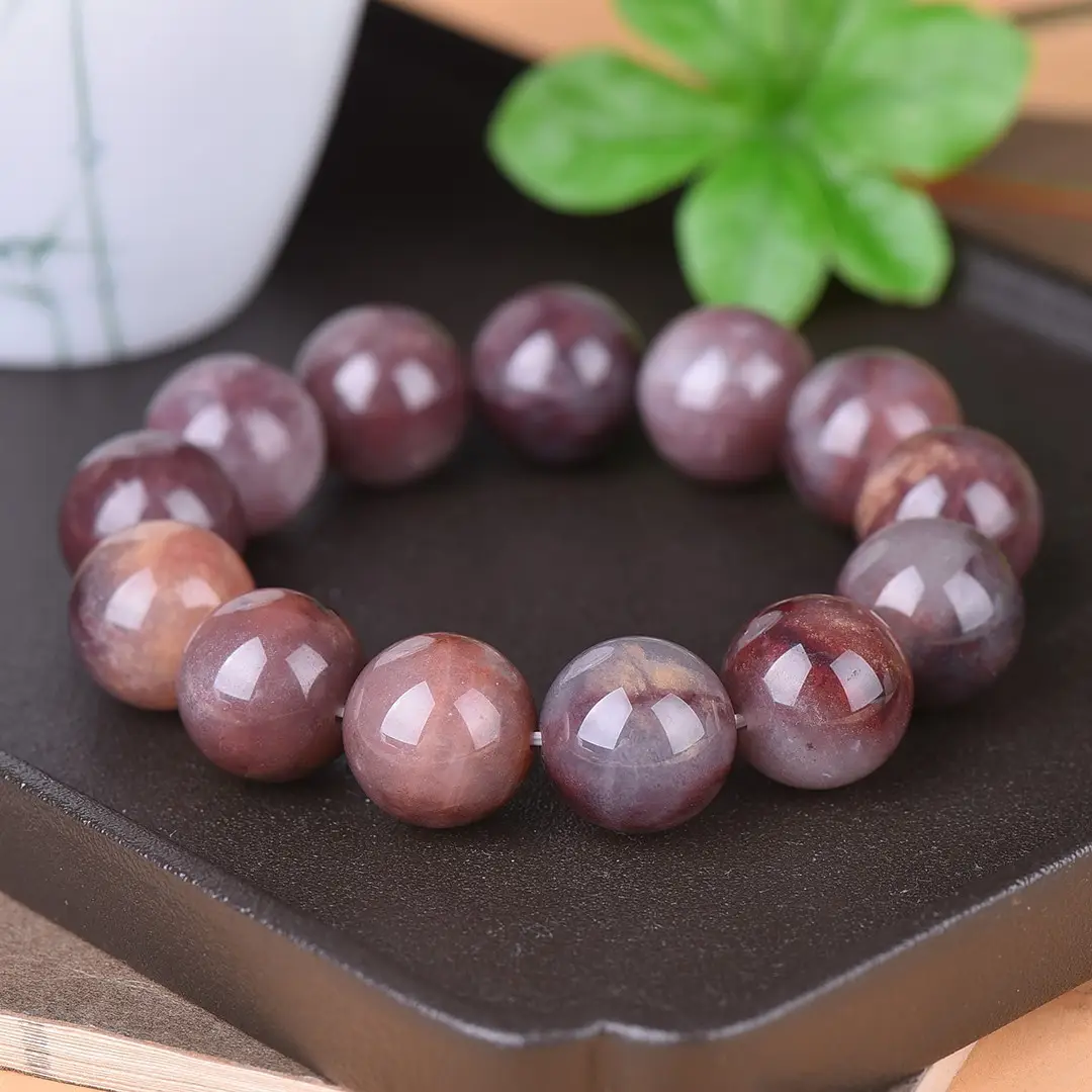 Violet Pearl Bracelet 13 Pcs Elegant Handcrafted - Image 2