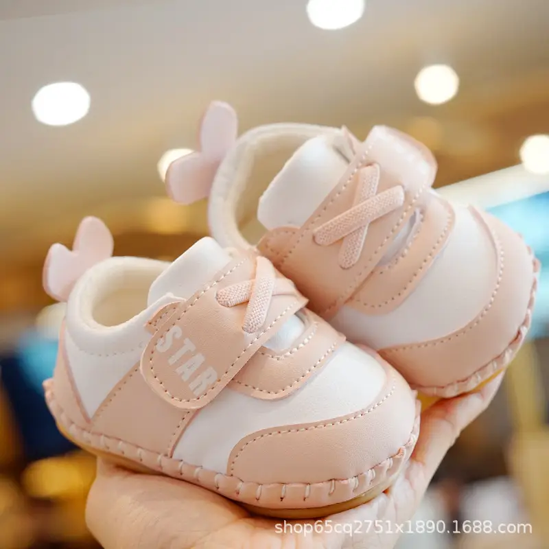 White Soft Baby Shoes for 0-1 Years Anti-Slip