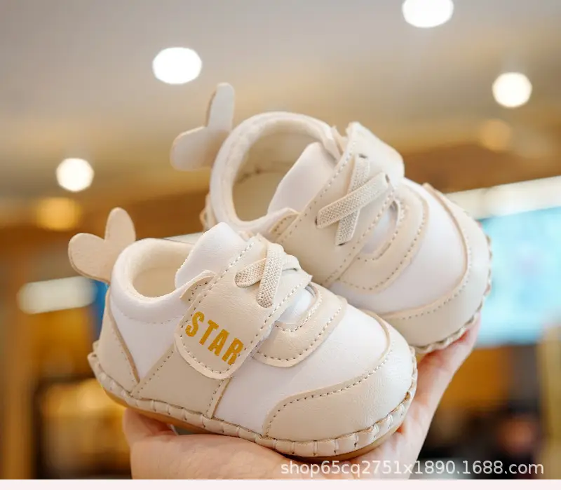 White Soft Baby Shoes for 0-1 Years Anti-Slip — feature 5