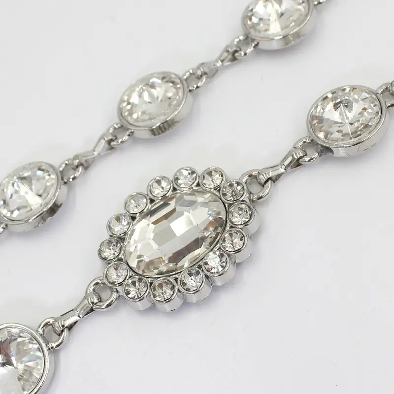 Women's Rhinestone Waist Chain Adjustable Belt Hook - Image 5