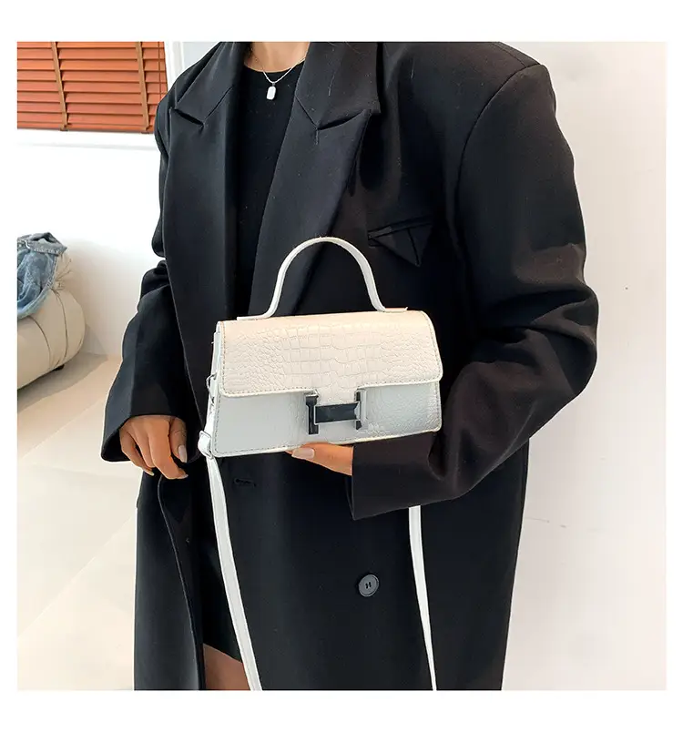 Women Crocodile Bag Beige Square Shoulder Crossbody 2023 — feature 20